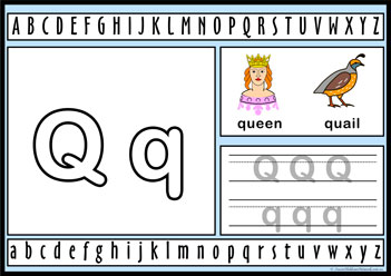 Alphabet Playdough Activity Q, letter activity worksheets, learning alphabet for children, letter activities for preschoolers