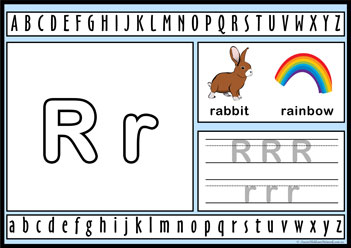 Alphabet Playdough Activity R, letter activity worksheets, learning alphabet for children, letter activities for preschoolers