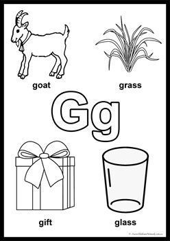 Alphabet Colouring Pages G, learning alphabet worksheets for preschoolers, recognising letters a to z, colouring alphabet pages for children