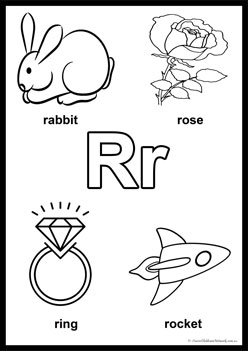 Alphabet Colouring Pages R, learning alphabet worksheets for preschoolers, recognising letters a to z, colouring alphabet pages for children