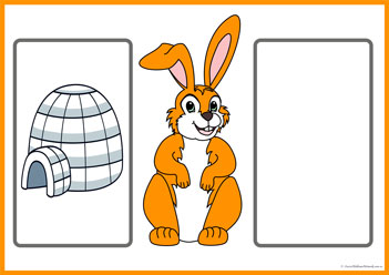 Bunny Picture 15,  alphabet picture letter match, matching picture and letters worksheets. alphabet worksheets for preschool, letter printables for kindergarten, letter matching skills for children,