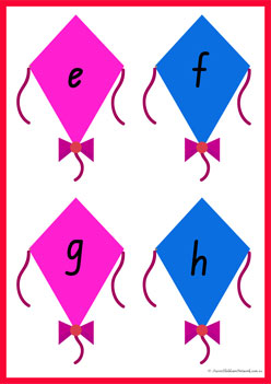 Kite Letter Matching Activity 15