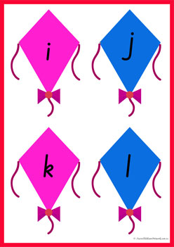 Kite Letter Matching Activity 16
