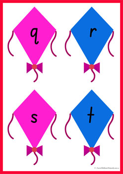 Kite Letter Matching Activity 18