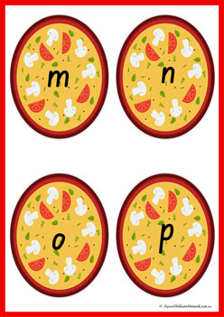 Pizza Alphabet Matching 17