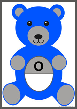 Teddy Alphabet Matching O