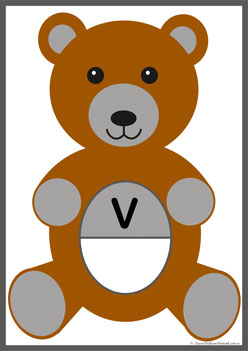 Teddy Alphabet Matching V