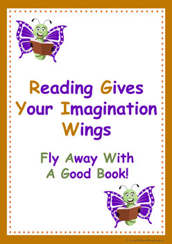 Reading Posters 7, reading quotes for children