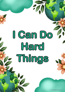 Positive Affirmations Green Posters 7, Positive Affirmations staffroom