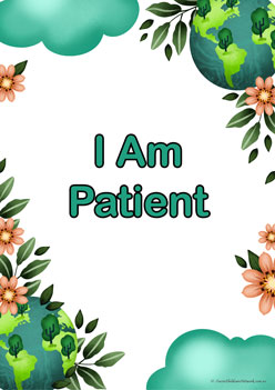 Positive Affirmations Green Posters 9, 10 Positive Affirmations