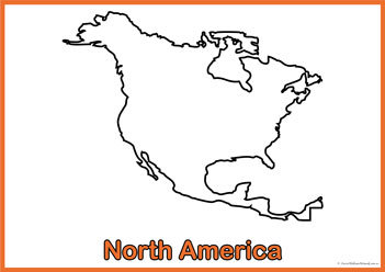 Continent Colouring North America, colouring continents, seven continents colouring pages, continents of the world colouring