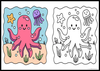 Matching Colours Colouring Pages 4, colouring animals