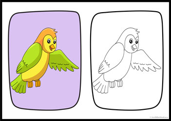 Matching Colours Colouring Pages 6, free kids colouring