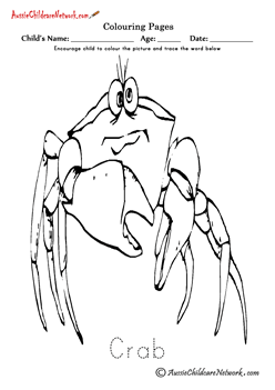 sea creature coloring pages coloring star Red Crab