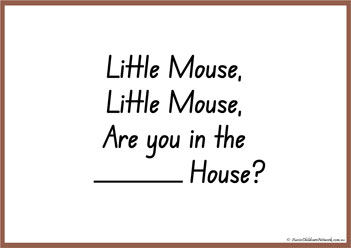 Little Mouse Rhyme 1