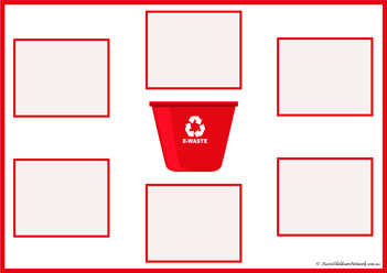 Garbage Recycle Bins Matching 4