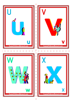 big alphabet flashcards