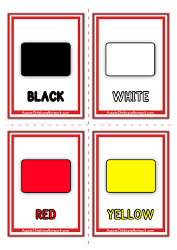 colors flashcards