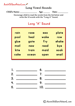 long vowel games