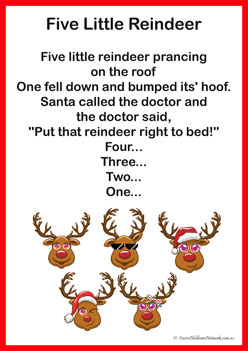 Five Little Reindeer