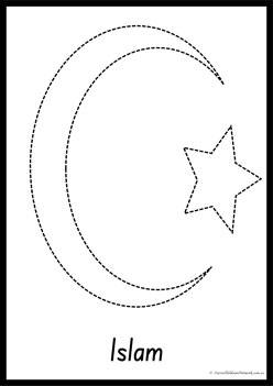 Religions Symbol Tracing Pages 3