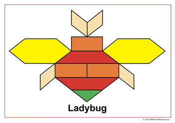 Pattern Block Ladybug