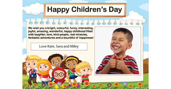 Free Happy Children's Day Portfolio Template - Celebrate Children's Day On The 20th November - Aussie Childcare Network Free Happy Children's Day Portfolio Template - Celebrate Children's Day On The 20th November - Aussie Childcare Network