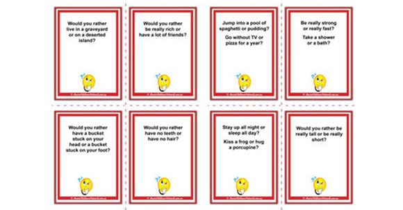 Would You Rather Flashcards - Aussie Childcare Network