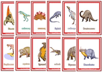 Dinosaurs Flashcards Released