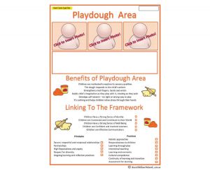 Interest Area - Playdough Play