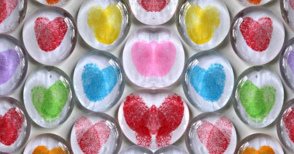 Thumbprint Heart Glass Mag<span class=