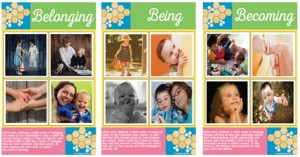 Belonging, Being Becoming Posters Editable Template