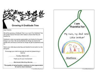 Growing A Gratitude Tree