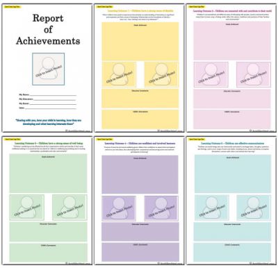 Report of Achievements - End of Year Template
