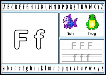 Alphabet Playdough Activity F, letter activity worksheets, learning alphabet for children, letter activities for preschoolers