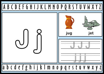 Alphabet Playdough Activity J, letter activity worksheets, learning alphabet for children, letter activities for preschoolers