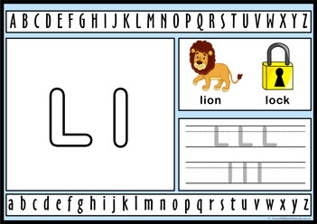 Alphabet Playdough Activity L, letter activity worksheets, learning alphabet for children, letter activities for preschoolers