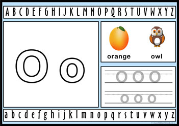 Alphabet Playdough Activity O, letter activity worksheets, learning alphabet for children, letter activities for preschoolers