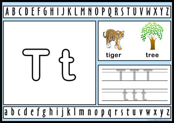 Alphabet Playdough Activity T, letter activity worksheets, learning alphabet for children, letter activities for preschoolers