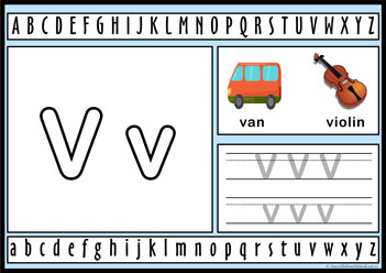 Alphabet Playdough Activity V, letter activity worksheets, learning alphabet for children, letter activities for preschoolers