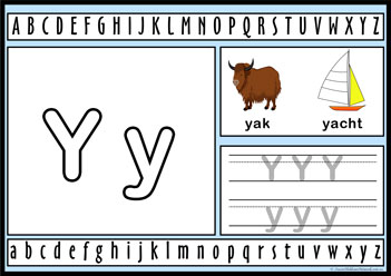 Alphabet Playdough Activity Y, letter activity worksheets, learning alphabet for children, letter activities for preschoolers