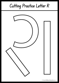 Alphabet Cut And Paste Letters R