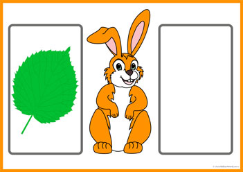 Bunny Picture 18,  alphabet picture letter match, matching picture and letters worksheets. alphabet worksheets for preschool, letter printables for kindergarten, letter matching skills for children,
