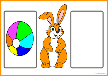 Bunny Picture 24,  alphabet picture letter match, matching picture and letters worksheets. alphabet worksheets for preschool, letter printables for kindergarten, letter matching skills for children,