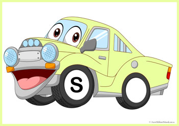 Car Wheels Alphabet Match S 1