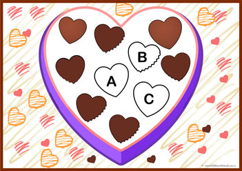 Chocolate Box Letter Match 1