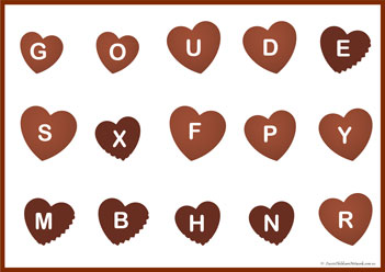 Chocolate Box Letter Match 11