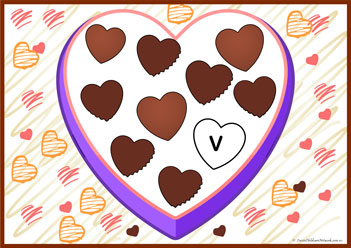 Chocolate Box Letter Match 8