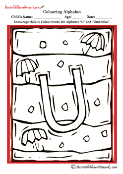 letter coloring pages