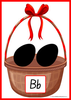 Easter Egg Alphabet Matching B